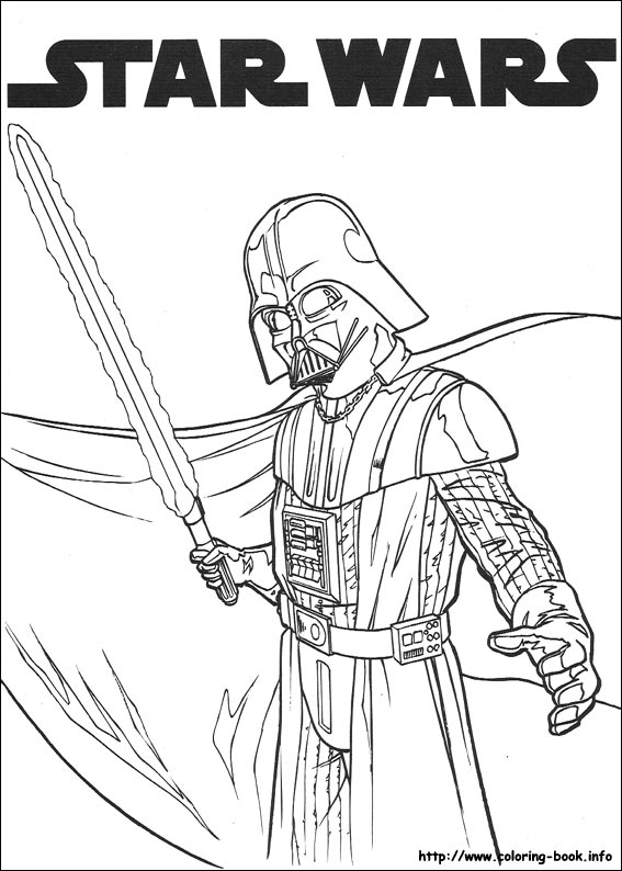 Star Wars coloring picture